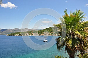 Landscapes of Lopud Island, Croatia