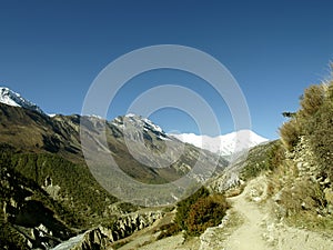 Landscapes in Manang