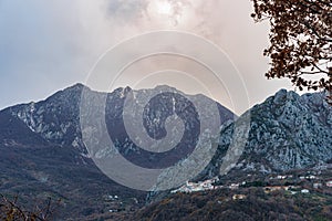 Landscapes of Molise. Monte Marrone e Castelnuovo al Volturno. photo