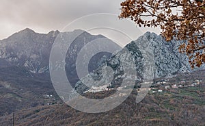 Landscapes of Molise. Monte Marrone e Castelnuovo al Volturno. photo