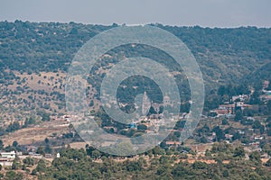 Landscapes from the mountain of the Magical Town of Tlalpujahua, MichoacÃÂ¡n photo
