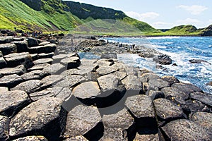 Landscapes of Northern Ireland. Giant`s Causeway photo