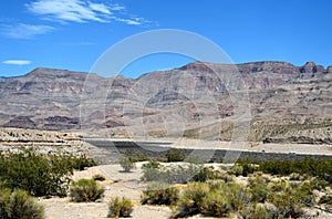 Landscapes on Pierce Ferry Road, Meadview. Grand Canyon National park, Arizona