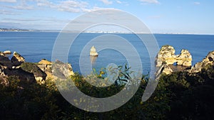 Landscapes of Praia do Camilo, Lagos