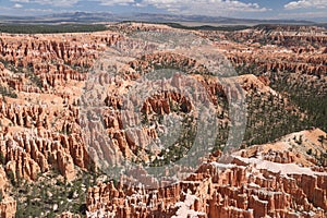 Landscapes reddish fairy chimneys Bryce Canyon