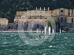 Surf-Riva del Garda lake Italy photo