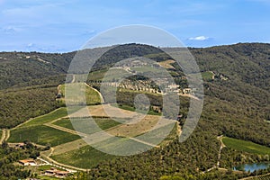 Landscapes of Tuscany in Radda Chianti