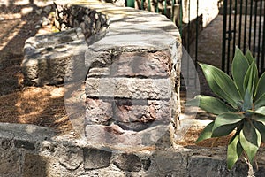 Landscapes of The “Sarcofagi” and The Greek Theater in Lipari, Province of Messina, Italy.