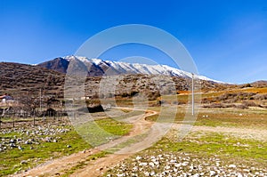 Landscape view of mountains