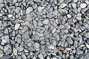 Landscaping bluestone gravel background texture