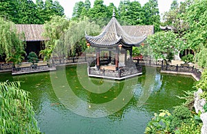 landscaping gazebo Chinese garden