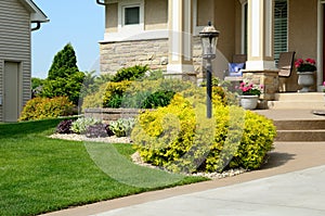 Landscaping and Retaining Wall photo