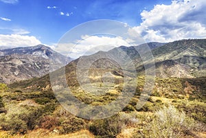 Landscaping view of King Canyon National Park, USA