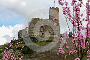 Landshut castle in Bernkastel-Kues on river Moselle