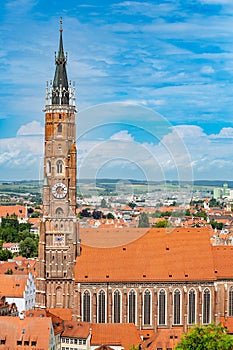 Landshut, Germany. View from the castle photo