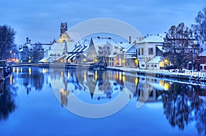 Landshut, historical town near Munich, Germany