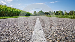 Landside road background