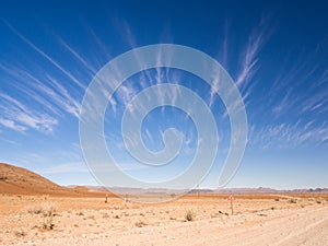 Landskape on the Namib Dester, Namibia.