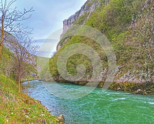 Landskape. River. Canyon. Background. Wilderness.