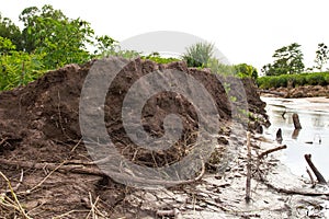 Landslides soil erosion