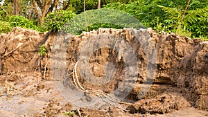 Landslides soil erosion