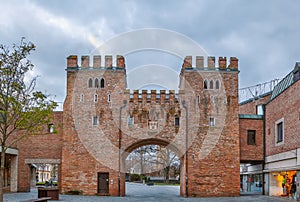 Landtor gate, Landshut, Germany