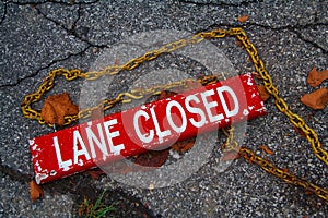 Lane Closed