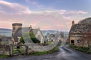 Snowshill church in the Cotswolds gloucestershire photo