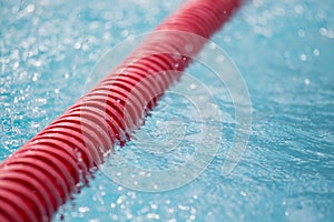 Lane of swimming pool for racetrack texture and background with