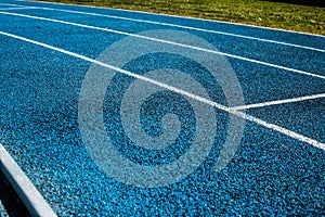 Lanes  on the track field, 1,2,3, one, two three number