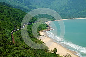 Lang Co beach, Hue, train, railway