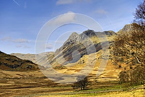 Langdale Pikes landscape