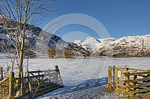 Langdale Pikes mountains