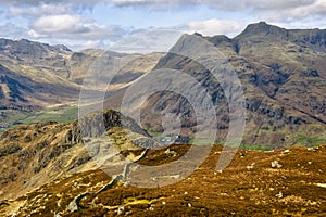 Langdale Pikes mountains