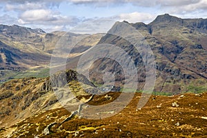 Langdale Pikes mountains