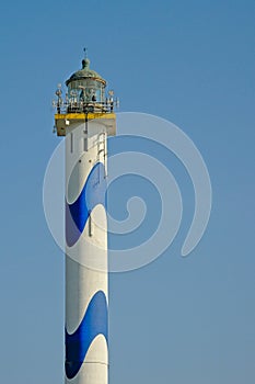 `Lange Nelle` lighthouse of Ostend on a sunny day, Belgium photo