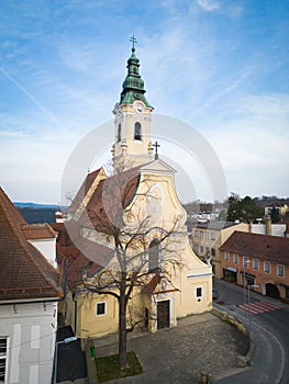 Langenlois church in Lower Austria