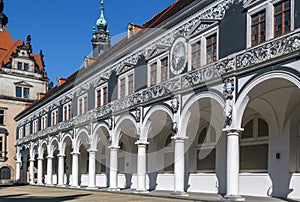 Langer Gang long corridor, Dresden,Germany