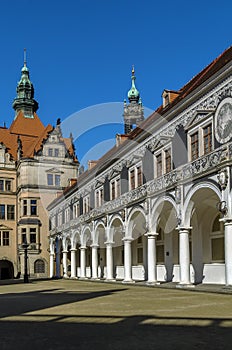 Langer Gang (long corridor), Dresden,Germany