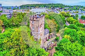 Langer Turm, a medieval tower in Aachen, Germany photo