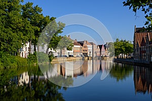 Langerei canal on a sunny day in summer