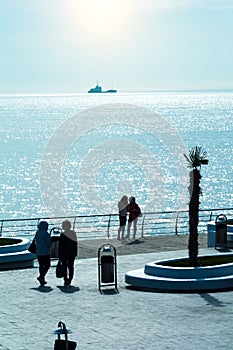 Langeron beach in Odessa, Ukraine