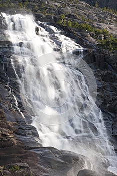 Langfossen waterfall
