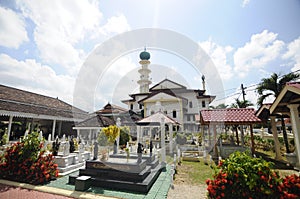Langgar Mosque at Kota Bharu, Kelantan, Malaysia