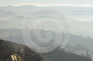 Langhe and Roero hills, Piemonte, Italy