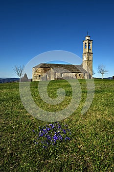 Langhe - Sanctuary Madonna del Carmine at Prunetto.