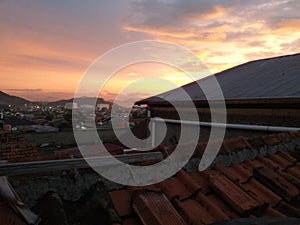 Langit sore sunset sorehari