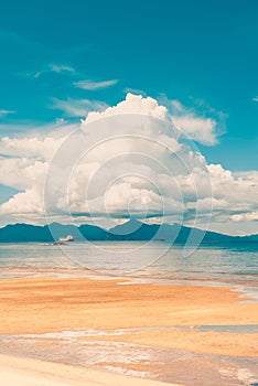 Langkawi beach low tide