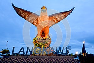 Langkawi eagle square in Langkawi island, Malaysia