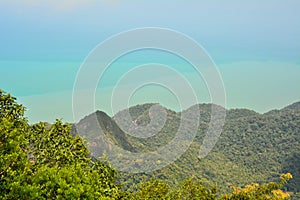 Langkawi mountains view